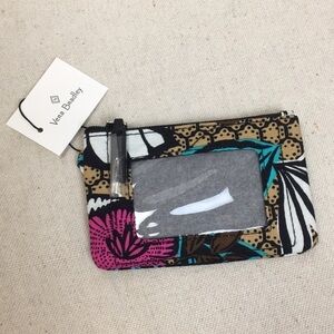 Vera Bradley Zip ID case Keychain Canyon Road NEW